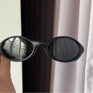 Oakley Matte Black Eye Jacket Sunglasses Polarized